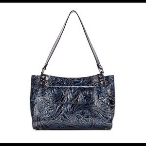 Patricia Nash Romina Blue Tote and Wallet NEW